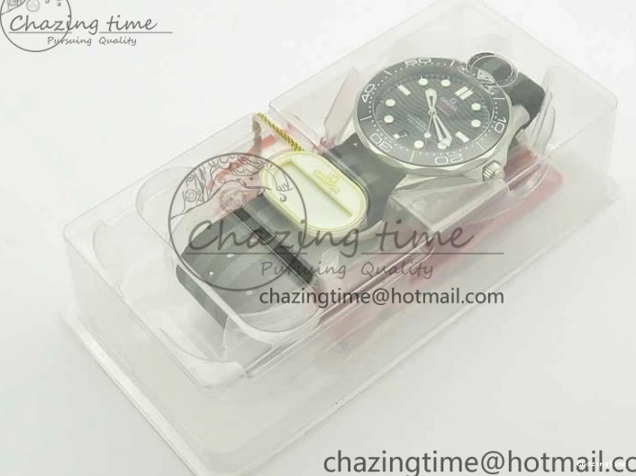 0324 2018 Seamaster Diver 300M VSF Best Edition Black Ceramic Dial on Black Gray Nato Strap A Unique 8057